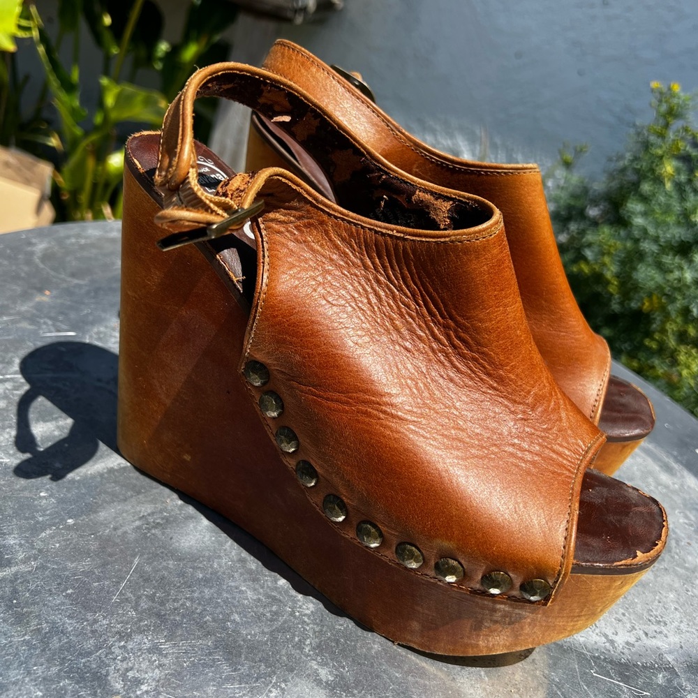 Jeffrey Campbell platform clog (real wood)